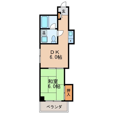 メゾンパール泉の物件間取画像